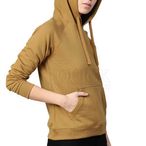 Sudadera con Capucha de Secado Rápido para Mujer, Mangas Largas, Algodón/Poliéster, Transpirable, Ecológica, con Logotipo Frontal - Product Image 2