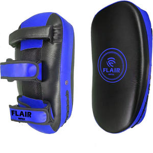 Almohadillas de entrenamiento de kickboxing y artes marciales de cuero genuino con logotipo personalizado de alta calidad, productos de boxeo al por mayor - Product Image 5