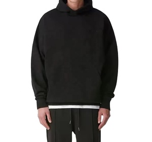 Sudadera con capucha para hombre, con Logo personalizado, Heavyweight, ropa de calle de gran tamaño, 100% algodón, con diseños impresos, venta al por mayor - Product Image 5