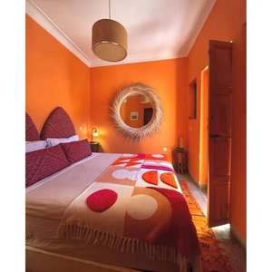 Espejos marroquíes hechos a mano con flecos, decoración boho para pared, marco artesanal de rafia, decoración natural para el hogar, diseño étnico único, idea de regalo. - Product Image 1