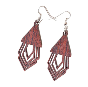 High Quality <b>Wood</b> Earring for Design Piece for Kitchenware and Restaurants Use Fashion Jewelry Earrings - Product Image 3