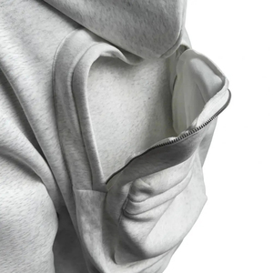 Men <b>Women</b> Travel Hooded Sweatshirt with Backpack Custom Printed Autumn Creative Zipper <b>Cardigan</b> Casual Unisex <b>Lightweight</b> Hoodie - Product Image 4