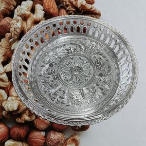 TENDENCIA 2025 ARTESANÍA DE METAL ORO BANDEJA PARA SERVIR CUENCO ÁRABE para EID RAMADAN REGALO COCINA Vajilla PLATOS PARA SERVIR GULF - Product Image 1