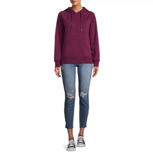 Sudadera con capucha ligera de manga larga para mujer, logotipo personalizado con logotipo frontal, diseño térmico transpirable para invierno, novedad - Product Image 4