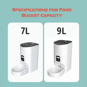 9L ป้อนอาหารสัตว์เลี้ยงพร้อมจอแสดงผล LCD และฟังก์ชันให้อาหารควบคุมระยะไกลอัตโนมัติ - Product Image 2