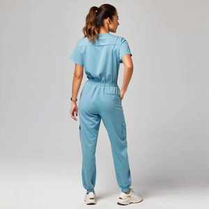 Uniformes Médicos de Mezclilla de Alta Calidad, Conjuntos de Uniformes de Enfermería, Pantalones Deportivos, Conjuntos de Uniformes para Unisex - Product Image 5