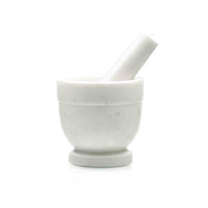 Mortier et pilon en marbre blanc pour herbes et épices, outils de cuisine et de salle à manger, broyeur de légumes, fournisseur en gros direct usine en Inde - Product Image 5