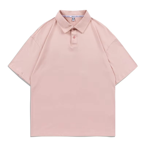 Polos rojos de verano para hombre, camisetas ajustadas de manga corta a la moda para hombre, camiseta informal de Color sólido, camisetas Polo de talla grande - Product Image 6
