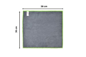 Paño de limpieza profesional de microfibra surtido, paquete de 6 piezas, paño mágico reutilizable multiusos de alta calidad, 280 gsm - 38x36 - Product Image 4