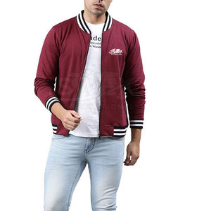 เสื้อกันหนาวมีซิปสำหรับผู้ชายเสื้อผ้าแนวสตรีทเสื้อแจ็กเก็ตมีซิปสีพื้น - Product Image 4