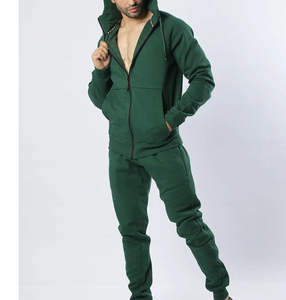 High Quality Winter <b>Distressed</b> French Terry Tracksuits Men Streetwear Cotton Customized Sweatpants Hoodie Sets Comfortable OEM - Product Image 3