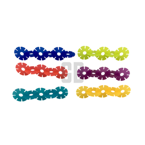 200PCS Juegos de bloques de construcción de copos de nieve grandes Construcción de plástico duradero para juego creativo - Product Image 1