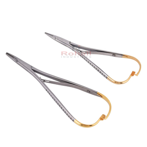 Soporte de aguja laparoscópica, 3mm, 5mm, sinusal, mango tipo V - Product Image 4