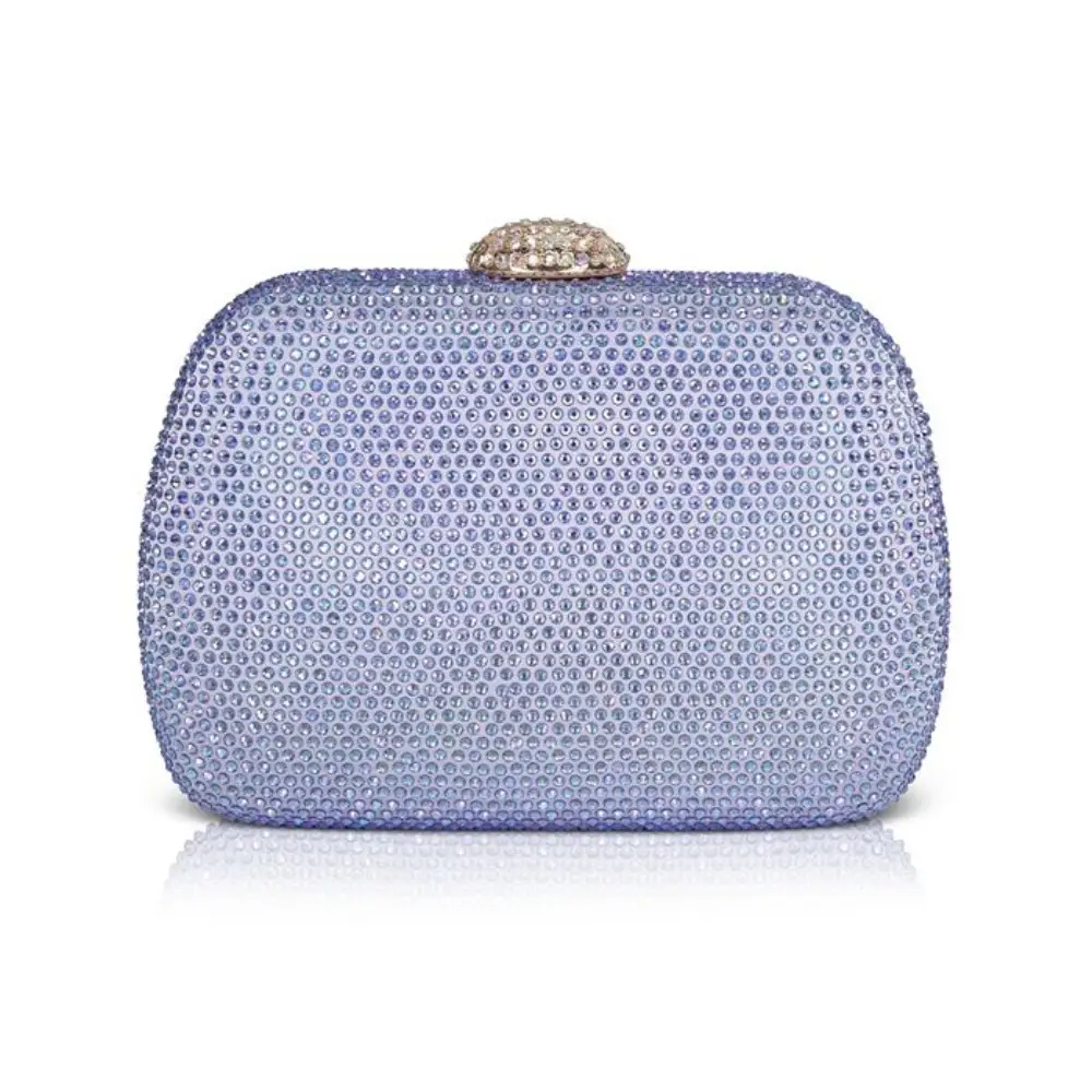 Yunsheng tas kristal Minaudiere tas tangan berlian imitasi tas malam untuk wanita
