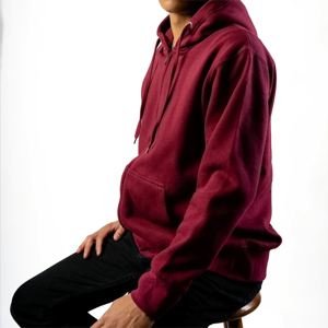 6XL Sweat à capuche polaire surdimensionné à fermeture éclair complète 100% coton confortable et durable pour l'hiver vêtements décontractés par temps froid superposition - Product Image 2