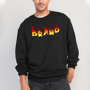 High Quality 100% cotton <b>mens</b> hoodies & Sweatshirts custom DTF printed logo Casual Long Sleeve Heavyweight sweatshirt <b>for</b> <b>mens</b> - Product Image 1