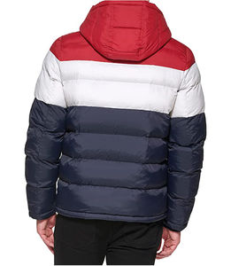 Top Quality Custom <b>Men</b> Padded Coats Bubble Puffer Jacket Coat Polyester Warm Quilted Winter <b>Men</b> Jacket With High Quality Fabric - Product Image 2