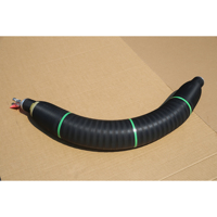Embout de tuyauterie flexible multi-tailles fiable Plugline, rayon de courbure, DN50-300mm, tuyauterie courbée angulaire, fabriqué en caoutchouc durable, EN 1610, dérivation