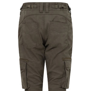 Ryan กางเกงป้องกัน Kevlar สีเขียวมะกอก, กางเกงคาร์โก้รถจักรยานยนต์ได้รับการรับรองป้องกันเข่า - Product Image 5