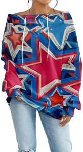 Sudadera Holgada Informal con Estampado Gráfico de Moda para Mujer, Sudadera con Capucha Floral, Sudadera de Manga Larga Extra Grande - Product Image 4