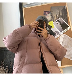 Chaqueta corta acolchada de invierno para hombre, abrigos informales de cuero de burbujas con ropa informal coreana, estilo Parka, cortavientos de invierno - Product Image 5