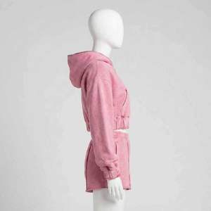 Ensemble de survêtement unisexe sur mesure en coton 100% avec sweat-shirt et short surdimensionnés, ensemble jogging deux pièces pour femmes - Product Image 3