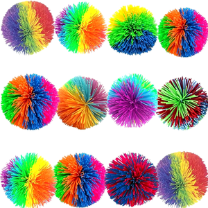 Muestra de juguetes blandos para aliviar el estrés, pelota <span class=keywords><strong>Koosh</strong></span> de silicona, pelota para apretar, juguete blando para niños, juguete sensorial elástico - Product Image 6