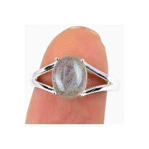 925 plata esterlina sólida labradorita Natural piedras preciosas hechas a mano anillos joyería fina regalo de boda para ella piedra natal al por mayor - Product Image 1