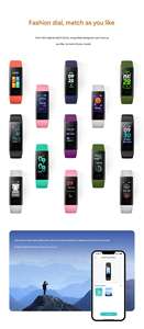 Bracelet intelligent Android S5 avec boîtier en métal, moniteur de température corporelle, moniteur de pression artérielle, moniteur de fréquence cardiaque, podomètre - Product Image 5