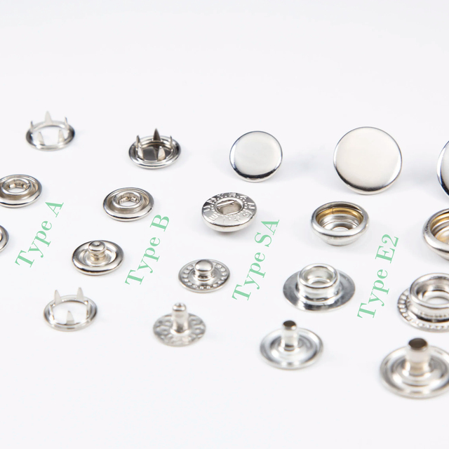 OEM ODM 15mm 4 Part Brass Nickel Round Snap Button Fastener CP03 Model TW 7-Day Sample Lead Time for Jacket Bag Closure