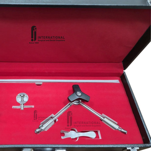 F.J.INTERNATIONAL Ensemble complet d'instruments chirurgicaux Source d'alimentation manuelle Chirurgie générale Système de rétracteur de bras en acier CE en boîte - Product Image 4