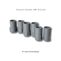 Raccord de Robinet de Haute Qualité AW Vinilon 1/2 Pouce |   Connecteur de tuyau en PVC de haute durabilité, résistant à la corrosion et aux UV