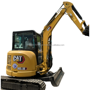 รถขุดตีนตะขาบไฮดรอลิก Cat303.5E2หนอนผีเสื้อของแท้3.5ตันเครื่องจักรก่อสร้างที่ใช้แล้ว - Product Image 1