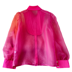 Blusas de malla informales de manga larga transpirables tejidas de otoño con diamantes para mujeres Tops ecológicos al por mayor - Product Image 5