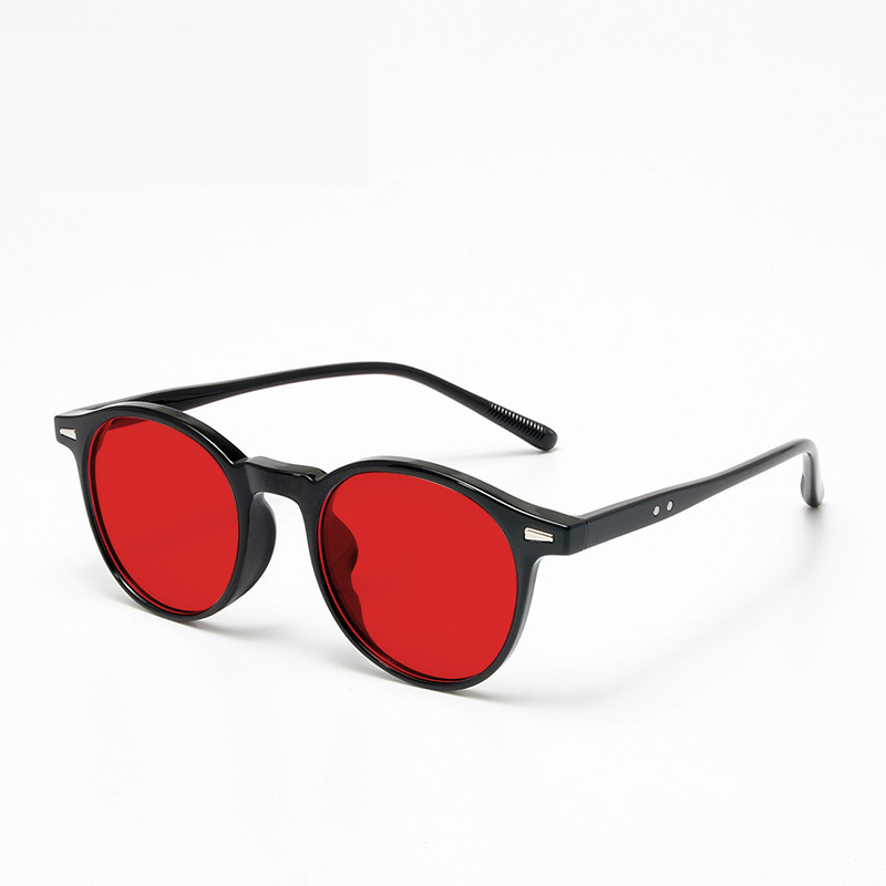 Noir brillant/rouge