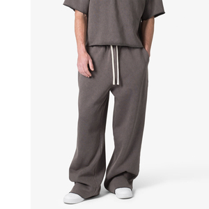 Pantalon de survêtement baggy avec logo personnalisé de haute qualité 100% coton 450gsm pantalon de survêtement lourd disponible dans toutes les couleurs - Product Image 1