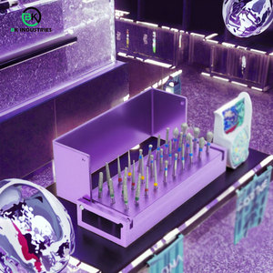 Juego de Fresas de Diamante Premium para Pulir, Cortar y Dar Forma, Herramientas Dentales, Kit de Fresas de Diamante Dentales Multiusos - Product Image 4