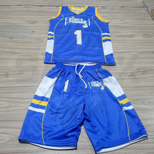 Nouvel ensemble d'uniformes de basketball réversibles - Sublimation personnalisée, séchage rapide, grande taille, double face, maillot et short 100% polyester - Product Image 1