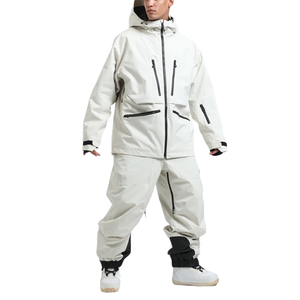 Traje de esquí de talla grande para hombre, mono de Snowboard impermeable a prueba de viento, ropa deportiva con serigrafía para adultos, traje de esquí para hombre - Product Image 6