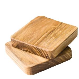 Posavasos de té de madera maciza para decoración del hogar y regalos, almohadilla aislante de resina, posavasos personalizados para el hogar y la cocina - Product Image 4
