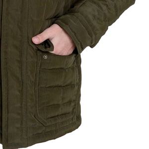 2025 Men's Winter Sued Leather Sporty <b>Jacket</b> <b>with</b> Warm Stand Collar Winter Padded Coat <b>Lining</b> 100% Polyester - Product Image 5