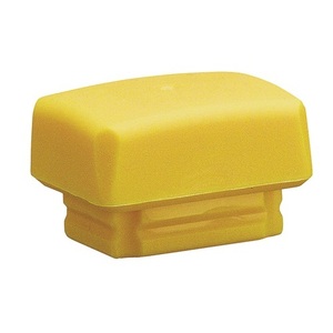 Cabeza de Martillo de Poliuretano Amarillo de Dureza Media SECURAL de 30 x 40 mm para Martillo de Percusión de HALDER - Product Image 1
