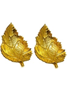 Latest Design Leaf Home Decorative Serving Leaf Kitchenware Home Decoration Available Aluminum And Brass Leaf Bowl - Product Image 3