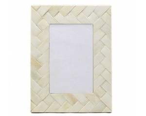 Cadre photo de luxe moderne fait à la main, écologique, avec incrustations d'os, base en MDF, pour la décoration de la maison - Product Image 4