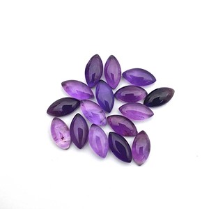 หินอเมทิสต์ธรรมชาติขนาดผสมอัญมณีทรงหลวม2.5x5 10x20มม. ได้รับการรับรองจากความร้อน IGI สำหรับการทำสี - Product Image 4