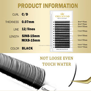 Cils en soie de vison en grappe Wispy Sense Super Soft 5D Flora Fairy Lashes Extension Maquillage coréen naturel Faux cils - Product Image 5