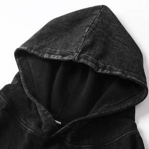 2024 Venta al por mayor Sudaderas con capucha de lavado ácido Transpirable Sostenible a prueba de viento Diseño OEM Sudaderas con capucha de lavado ácido de calidad superior a bajo precio - Product Image 3