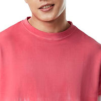 Camisetas Casuales de Cuello Redondo con Estampado Tie Dye para Hombre, al Por Mayor a Bajo Precio, de Poliéster y Algodón, de Secado Rápido y Transpirables