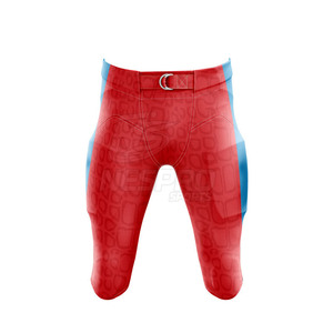 OEM Customized <b>Padded</b> Shorts Spandex Sportwear Adult Size Breathable American Football Full Padding Set Durable 100% Polyester - Product Image 1
