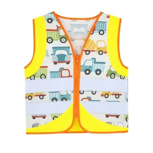 Gilet di Sicurezza per Bambini Personalizzabile con Adesivi Riflettenti e Luci per Articoli Promozionali - Product Image 1